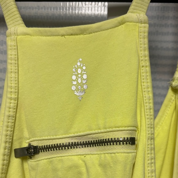 Free people movement Yellow active Dress ** see description, has some staining - Picture 4 of 4
